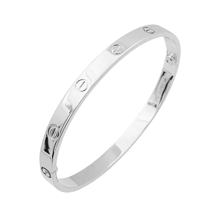 Bracelet CARTIER "Love" or blanc - Image 4
