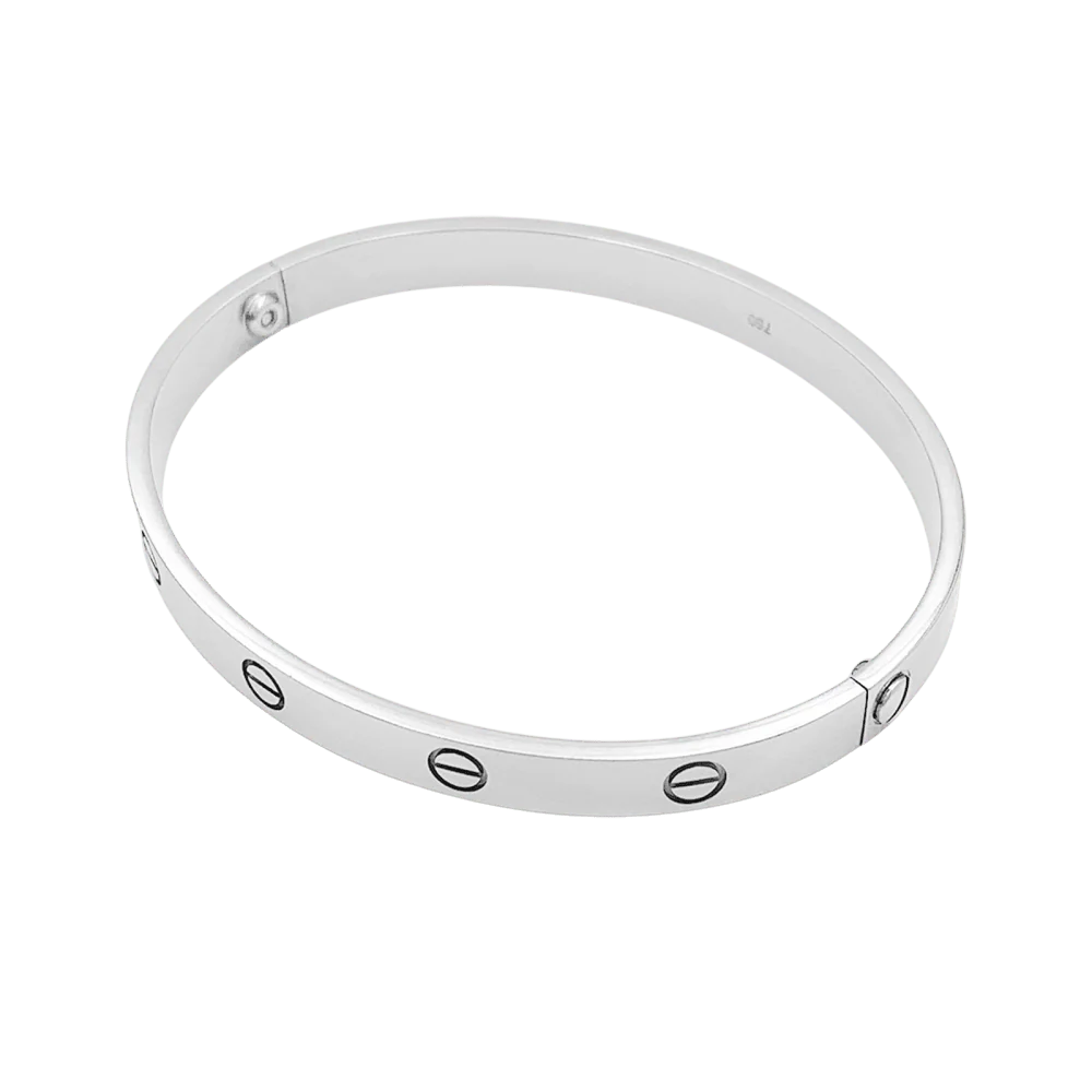 Bracelet Jonc CARTIER "Love" en or blanc - Image 3