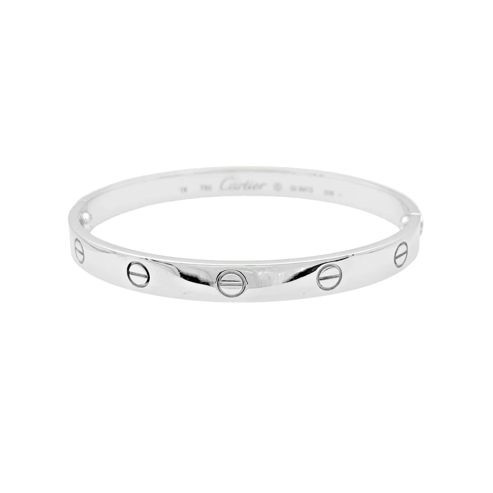 Bracelet Jonc CARTIER "Love" en or blanc