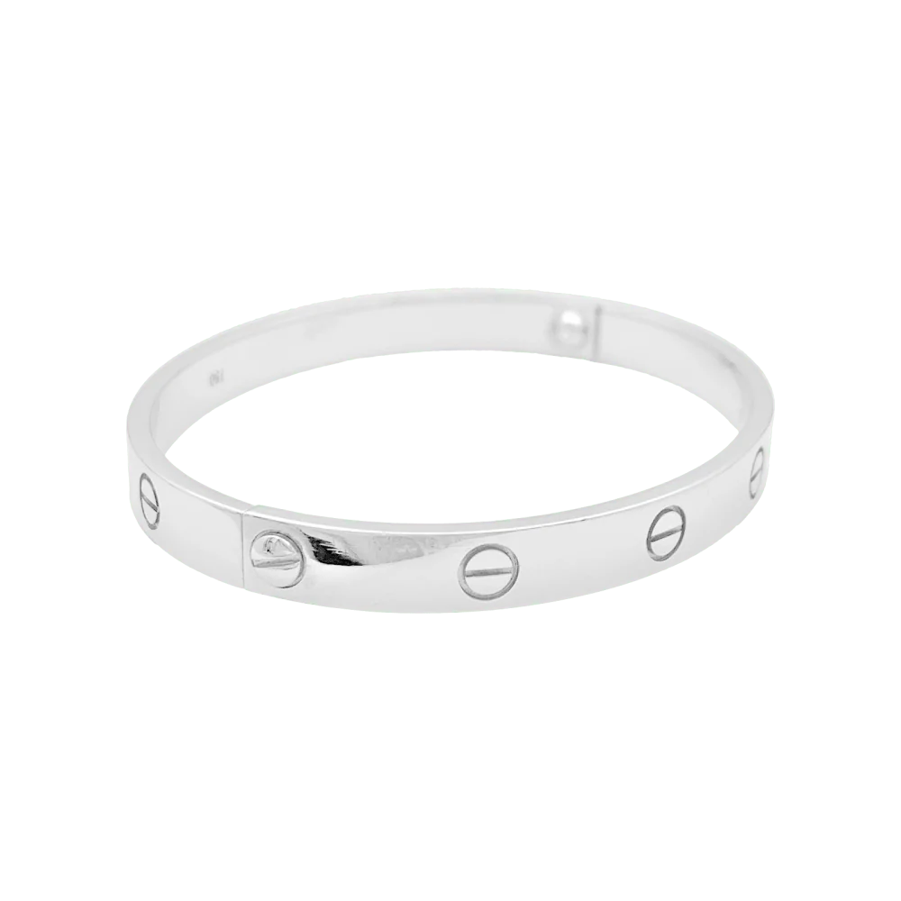 Bracelet Jonc CARTIER "Love" en or blanc - Image 3