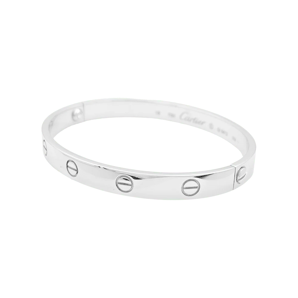 Bracelet Jonc CARTIER "Love" en or blanc - Image 4