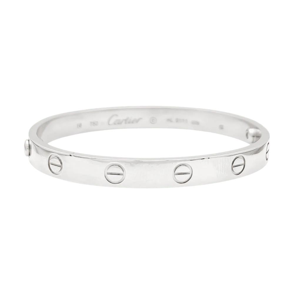 Bracelet Jonc CARTIER "Love" en or blanc