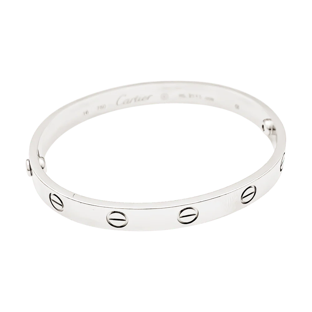 Bracelet Jonc CARTIER "Love" en or blanc - Image 3