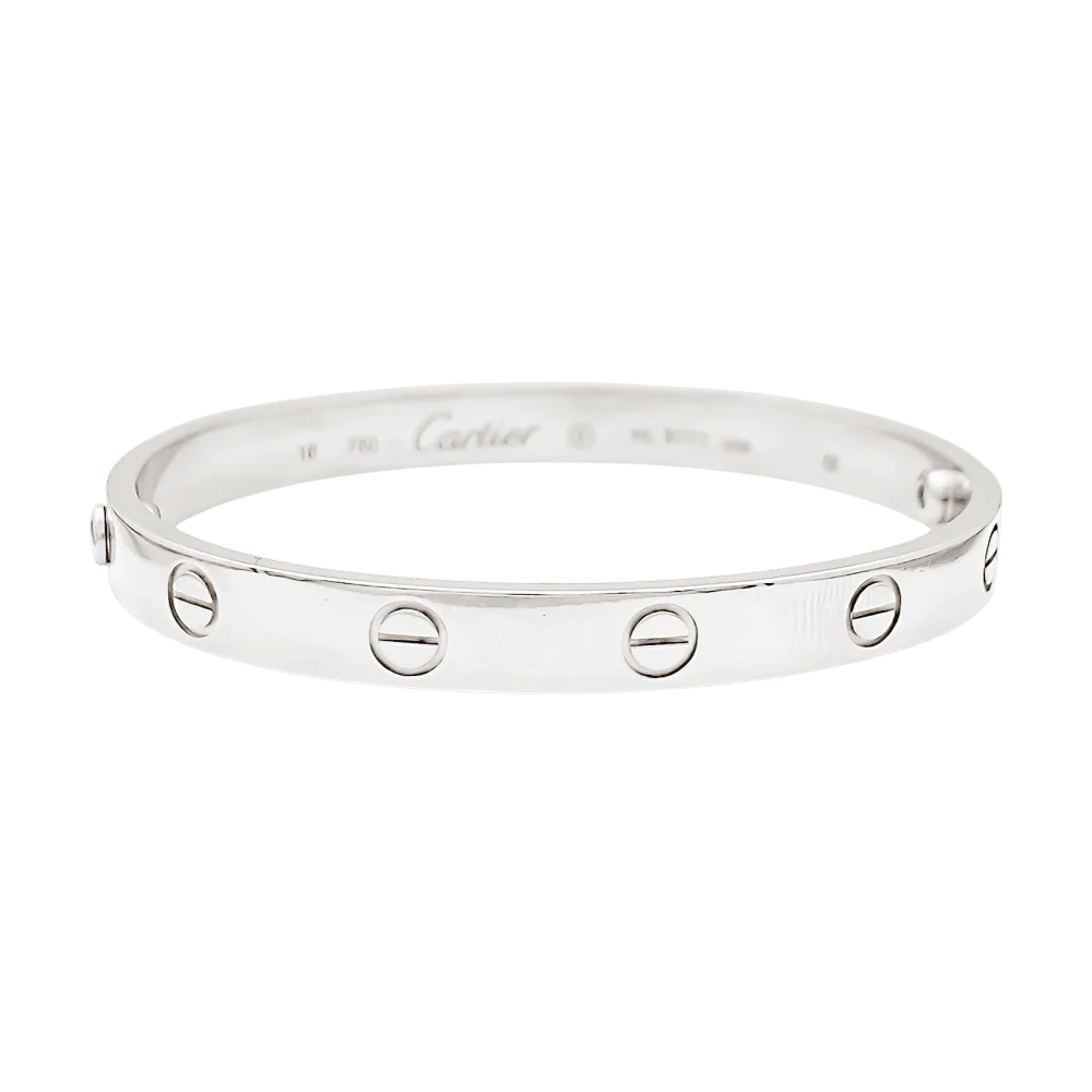 Bracelet Jonc CARTIER "Love" en or blanc - Image 4