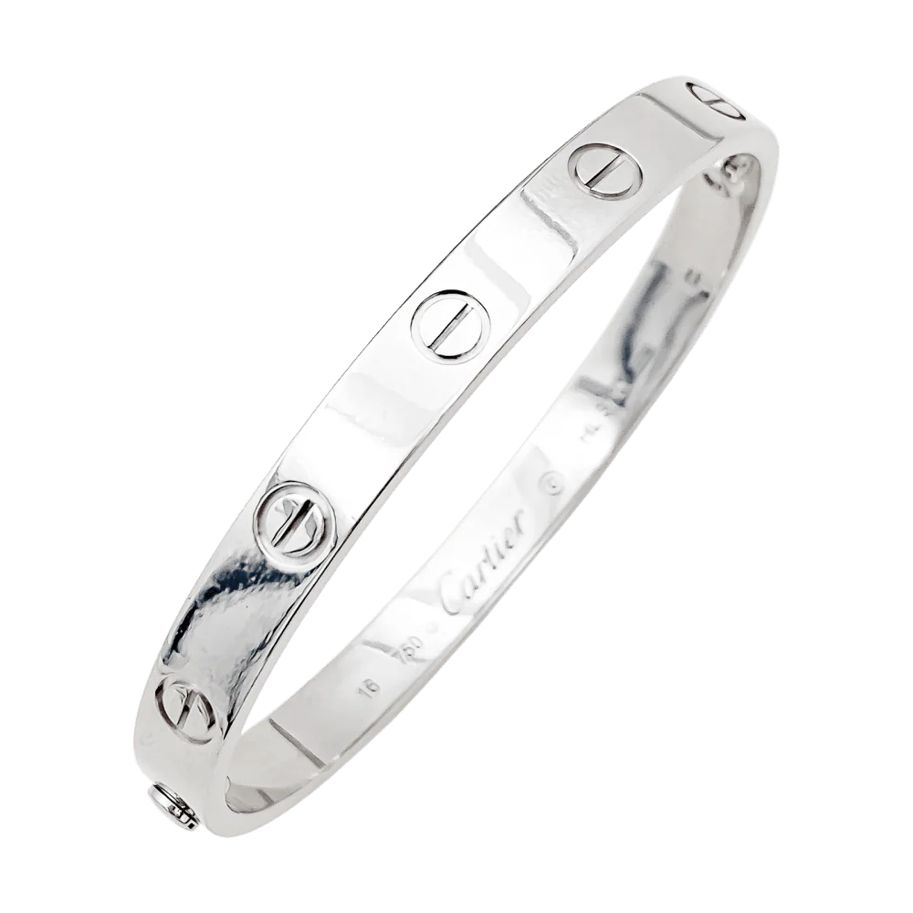 Bracelet Jonc CARTIER "Love" en or blanc - Image 5