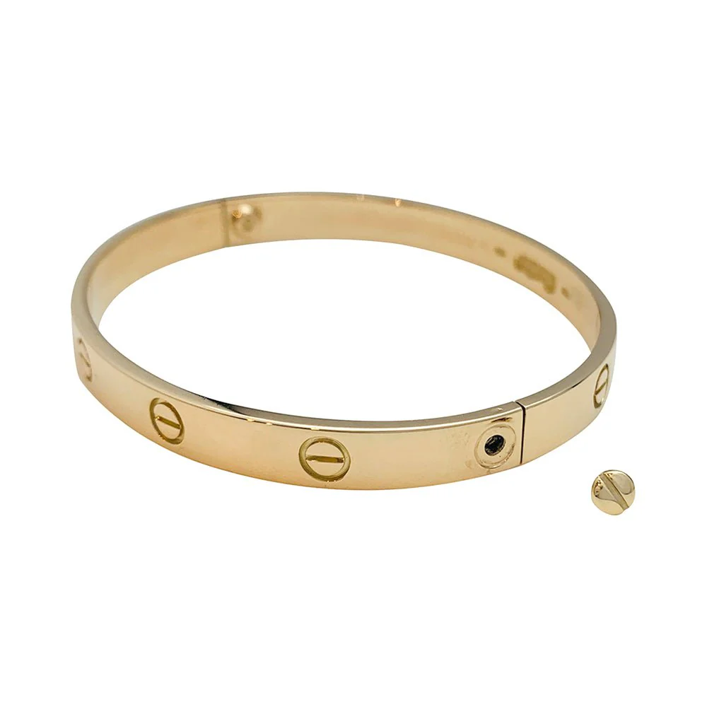 Bracelet CARTIER "Love" en or jaune - Image 3