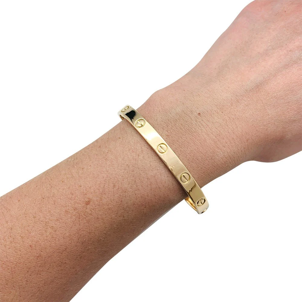 Bracelet Jonc CARTIER "Love" en or jaune - Image 2