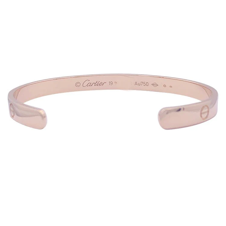 Bracelet CARTIER "Love" en or rose - Image 2