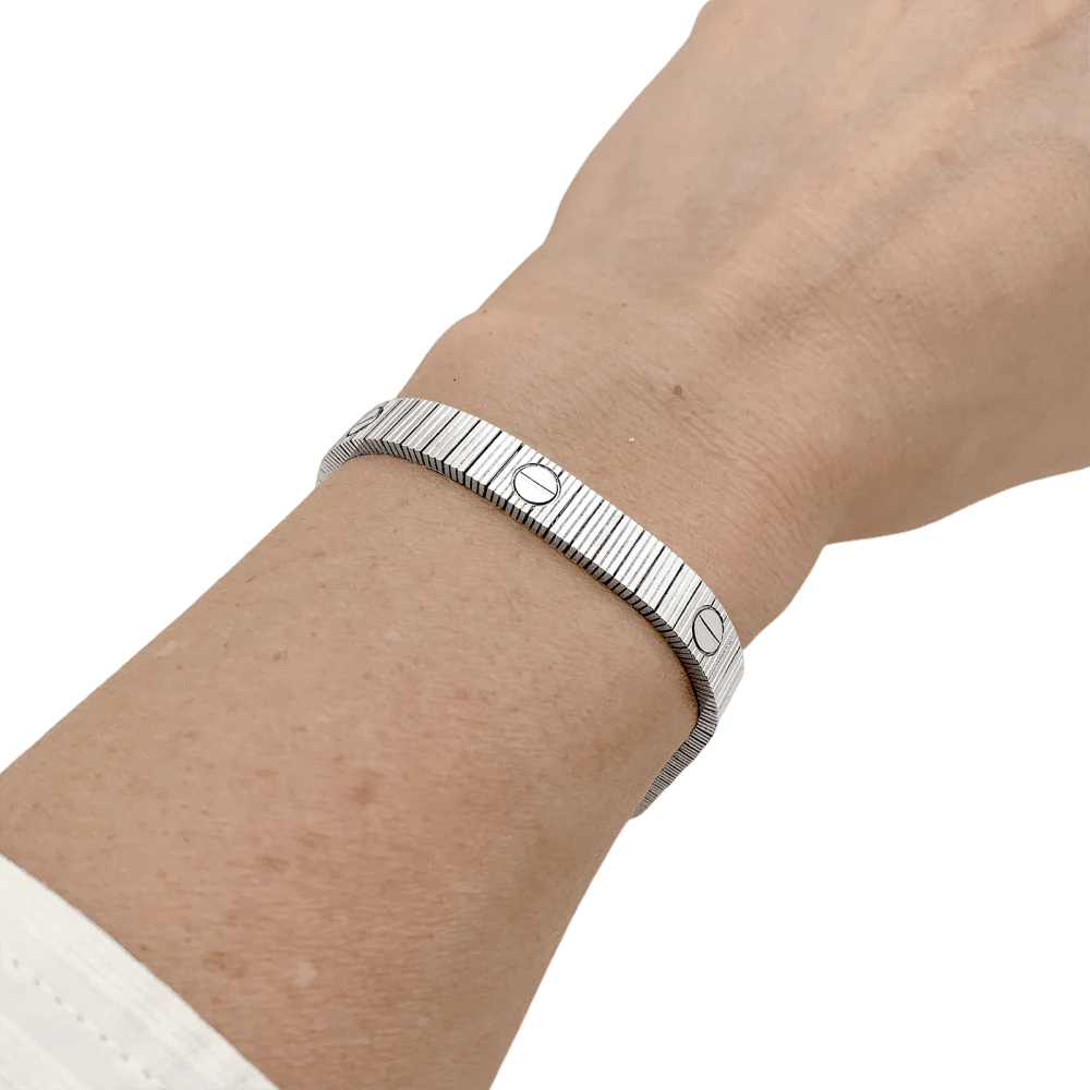 Bracelet Souple CARTIER "Love Unlimited Souple" en or blanc - Image 2