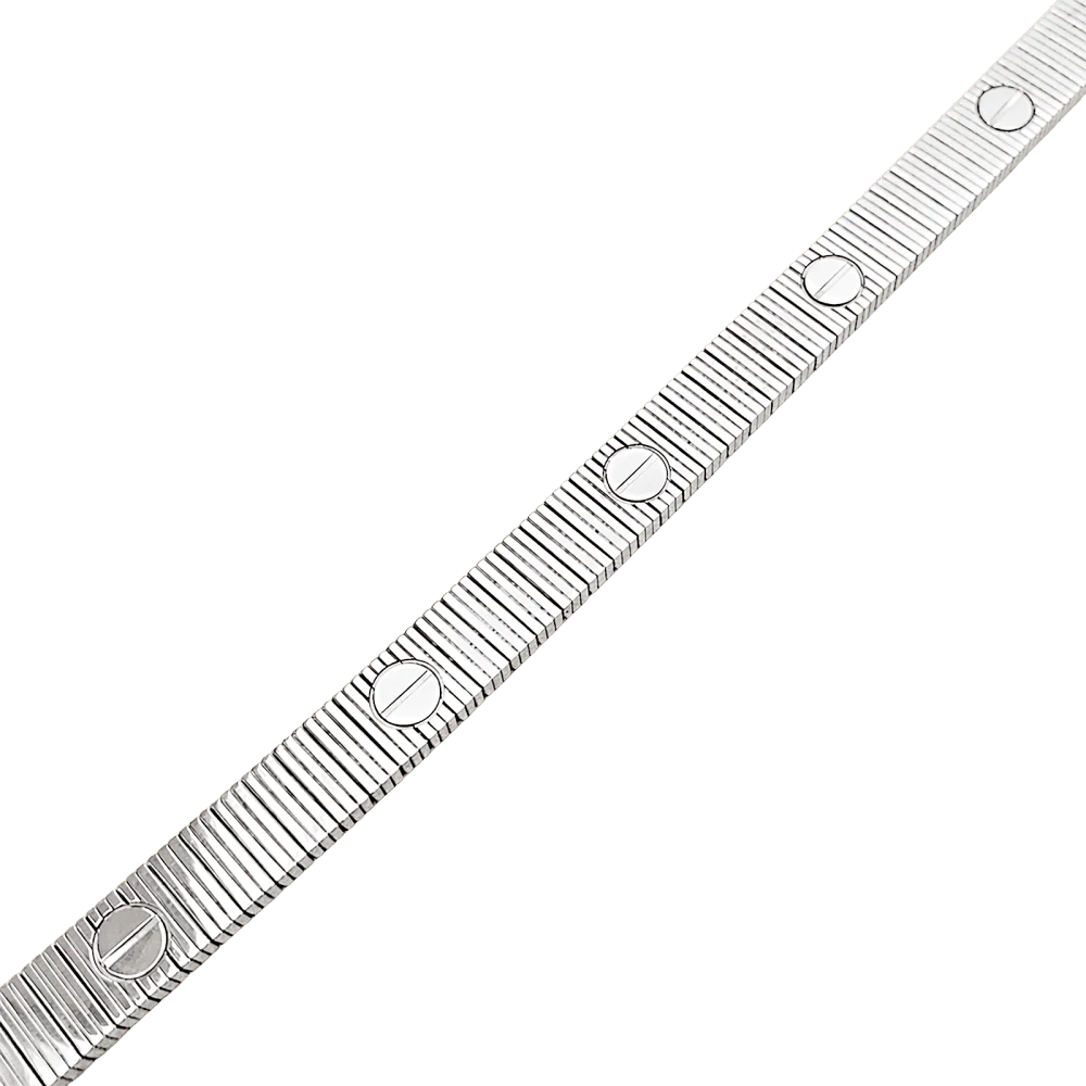 Bracelet Souple CARTIER "Love Unlimited Souple" en or blanc - Image 4