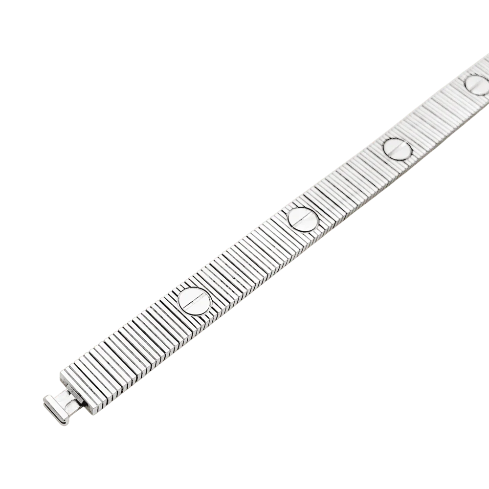 Bracelet Souple CARTIER "Love Unlimited Souple" en or blanc - Image 6