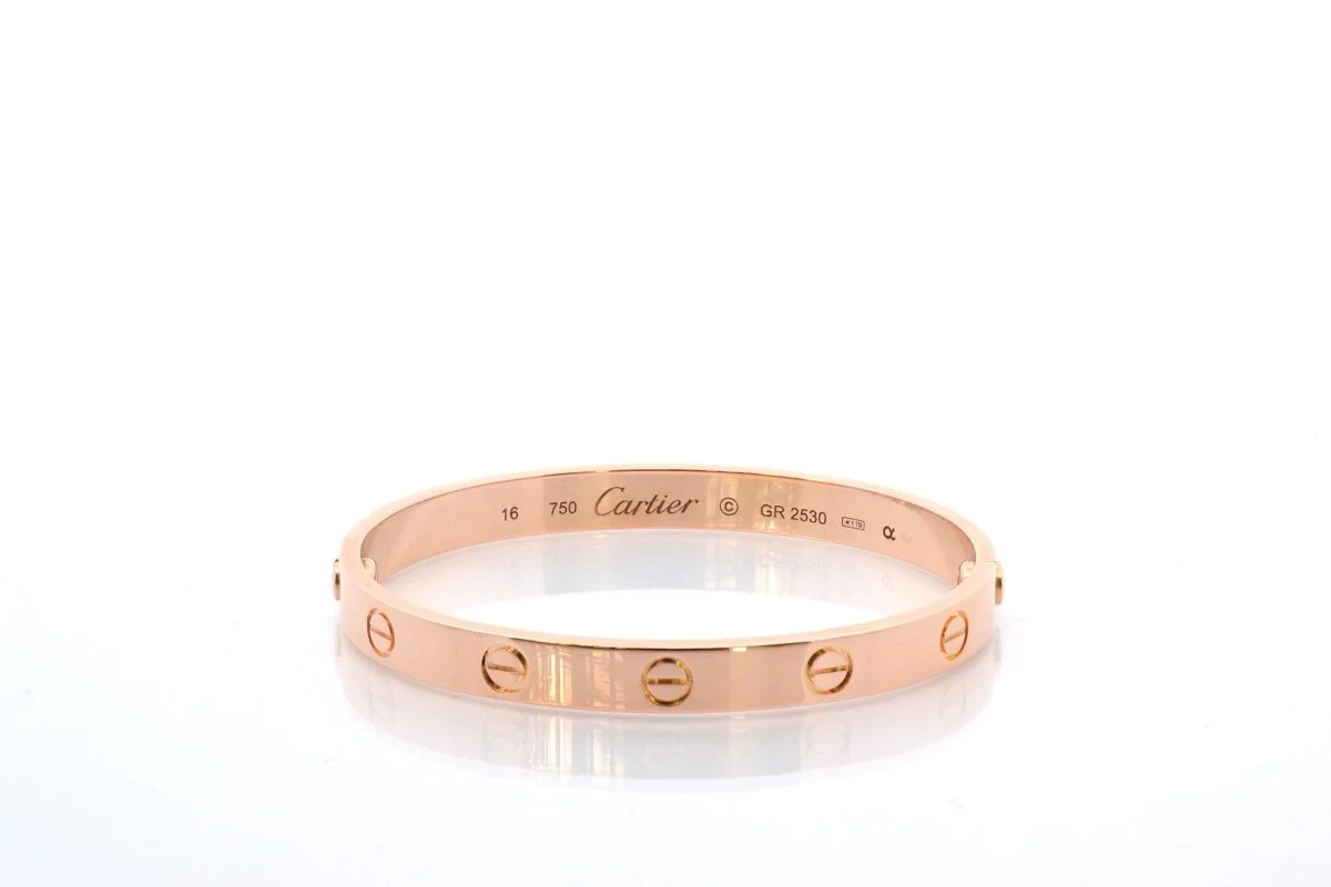 Bracelet CARTIER "Love" en or rose - Image 2