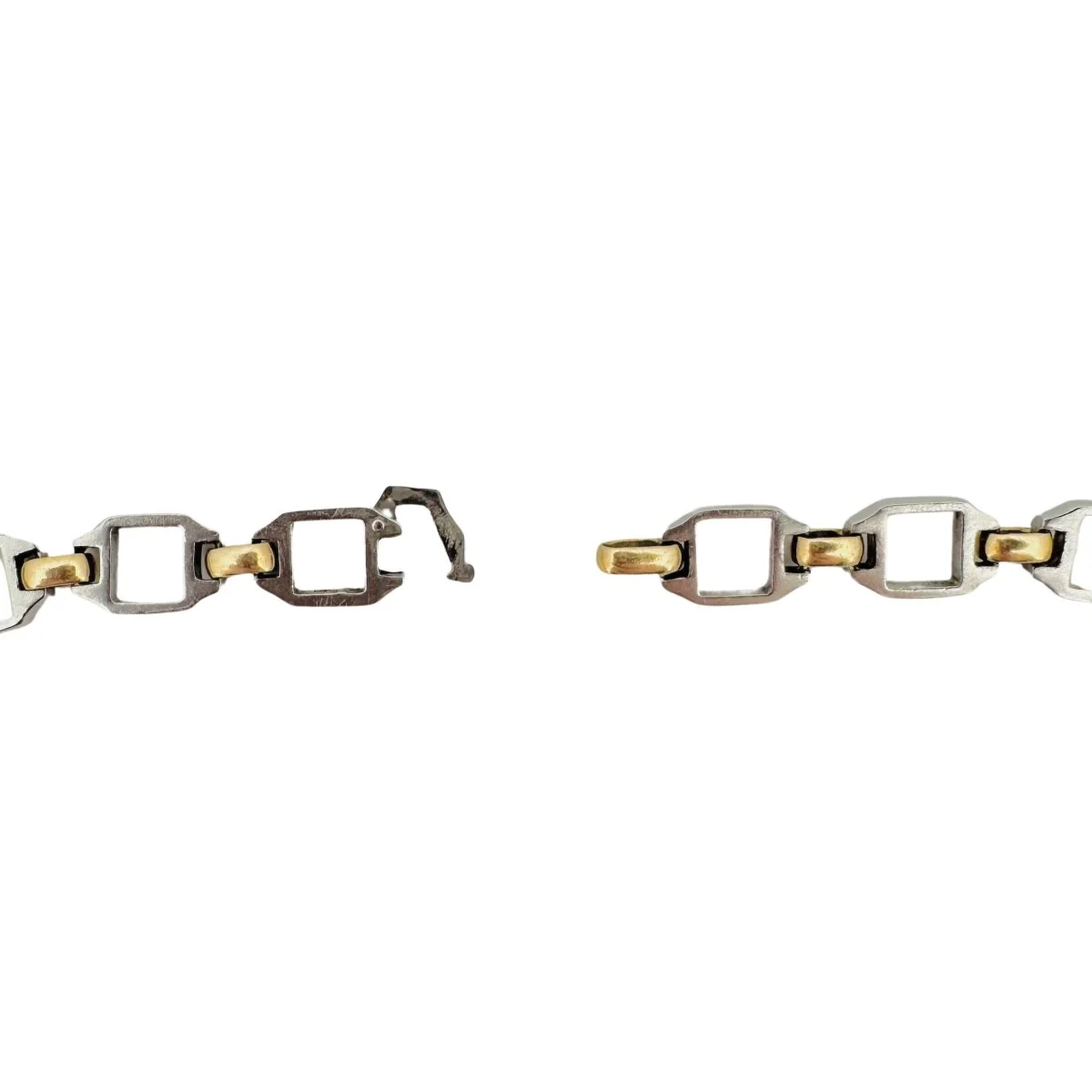 Bracelet CARTIER "Santos" en or jaune et acier - Image 4
