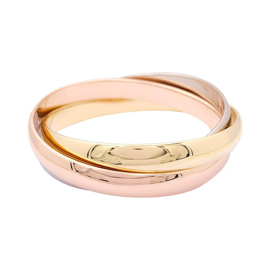 Bracelet CARTIER "Trinity" trois ors - Image 2