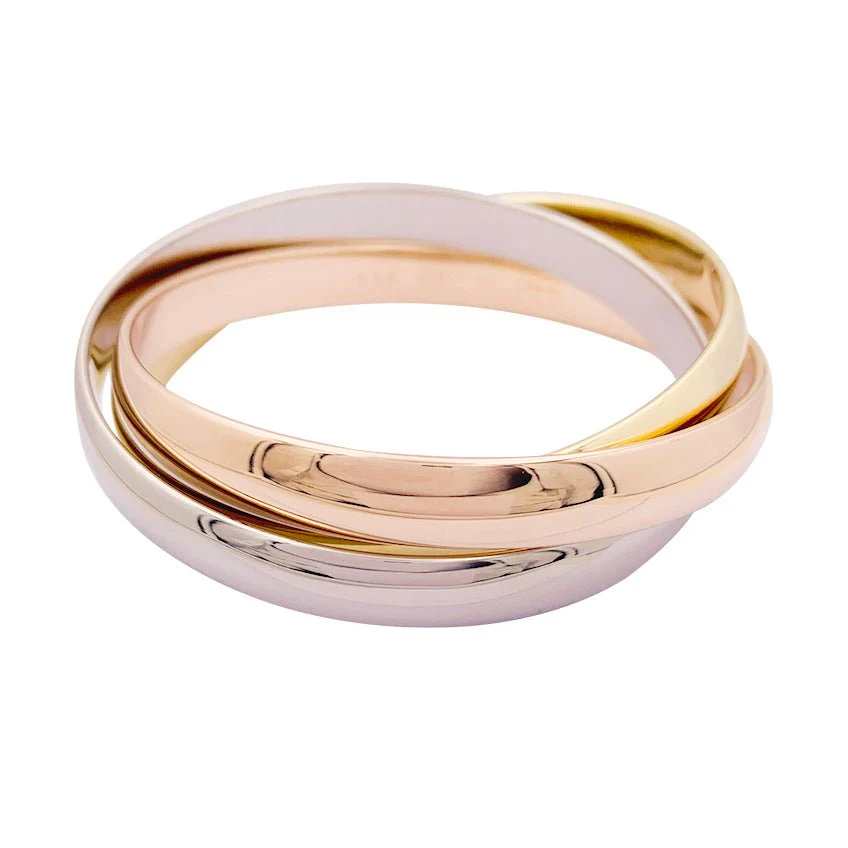 Bracelet CARTIER "Trinity" trois ors - Image 3