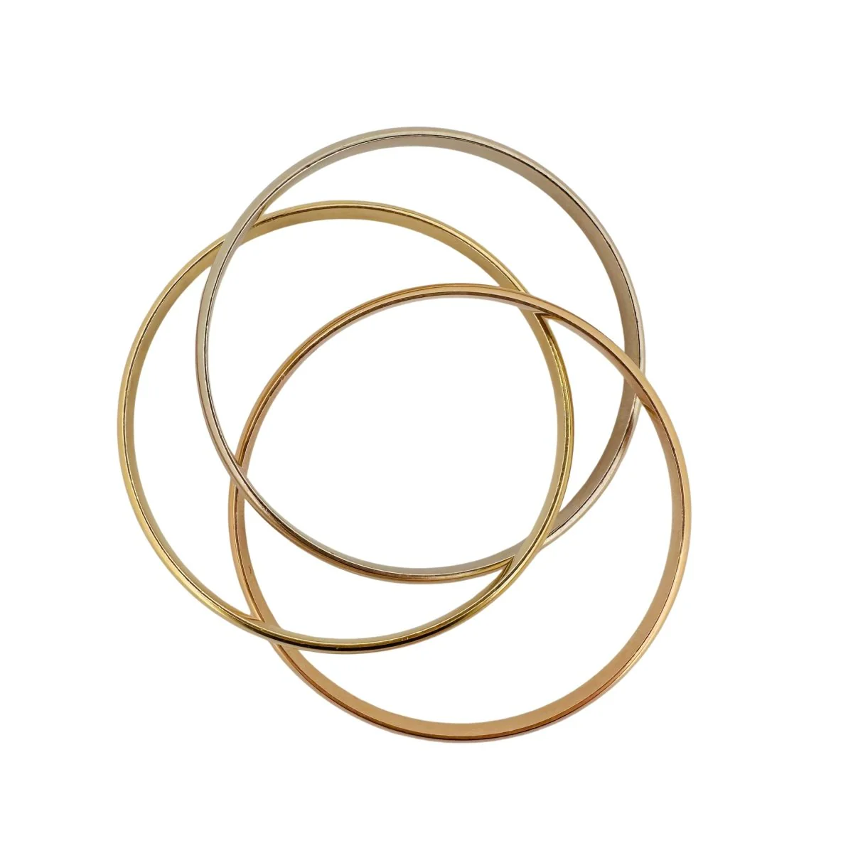 Bracelet Jonc CARTIER "Trinity" MM en 3 ors - Image 4