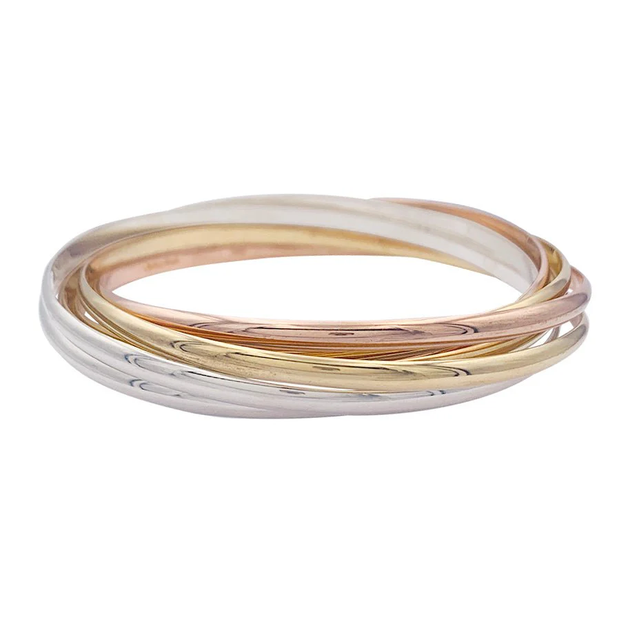 Bracelet CARTIER "Trinity Semainier" en trois ors