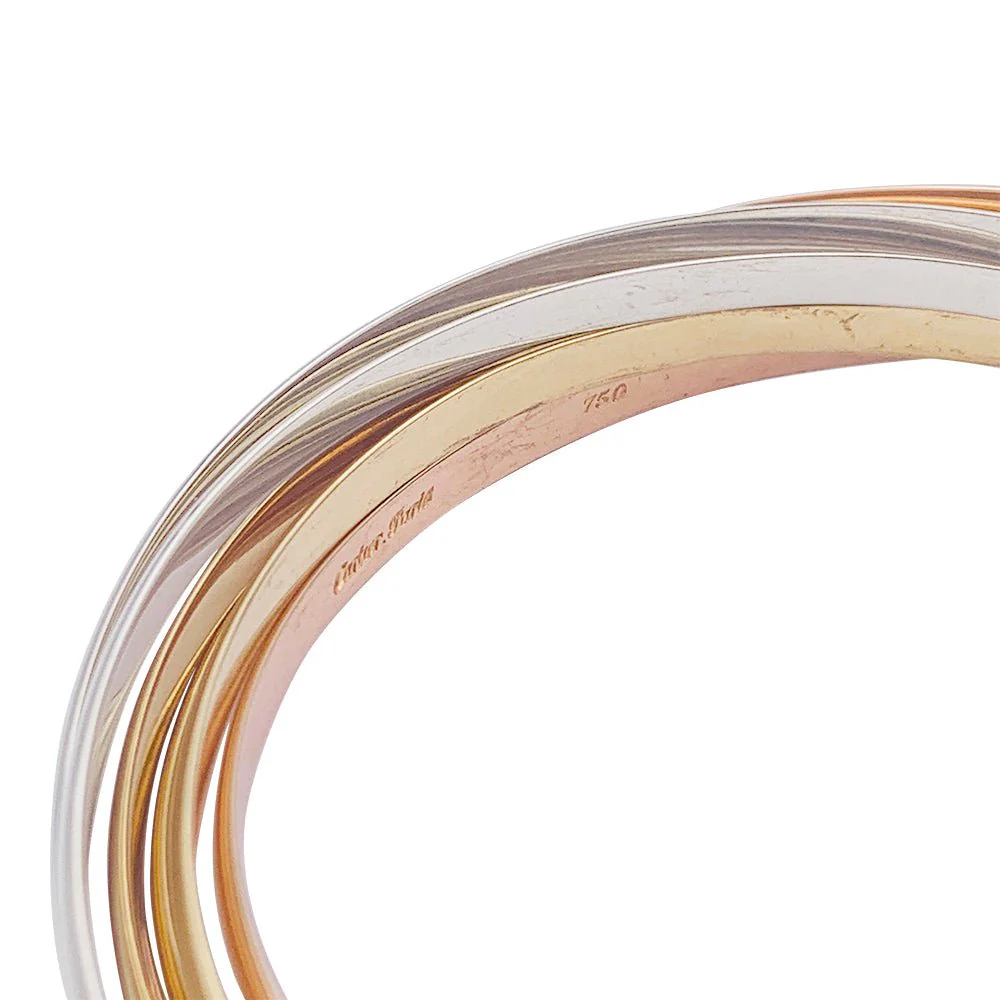 Bracelet CARTIER "Trinity Semainier" en trois ors - Image 3