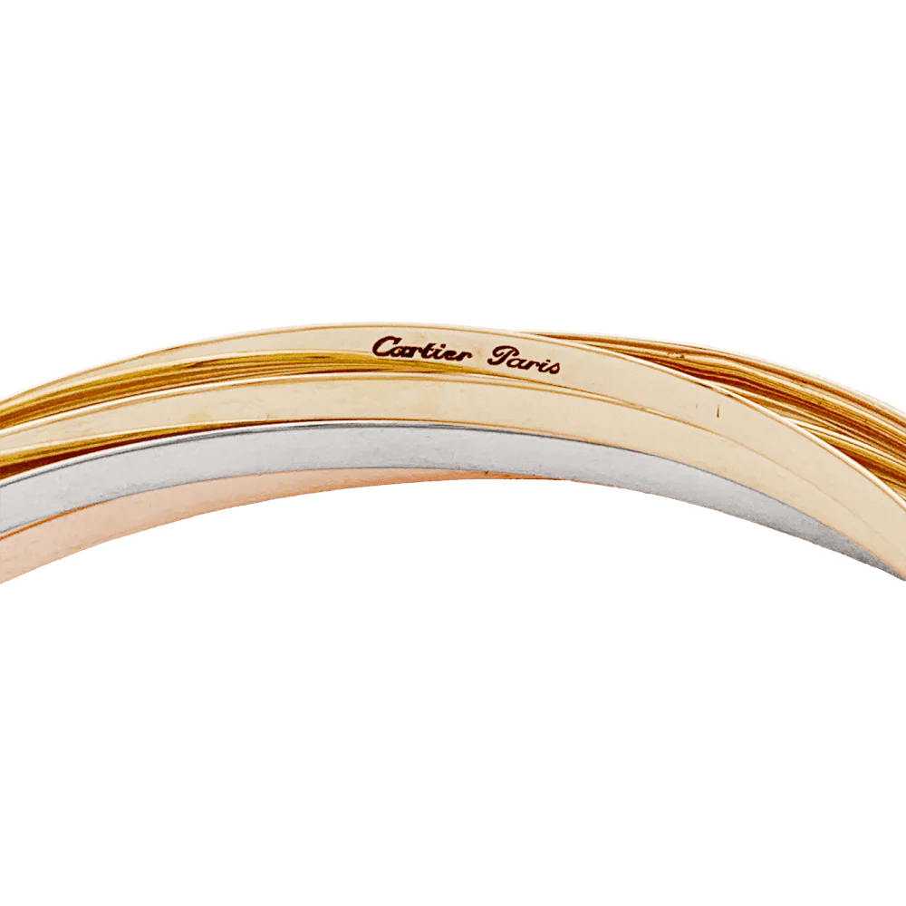 Bracelet Jonc CARTIER "Trinity Semainier" en or jaune, or blanc et or rose - Image 5