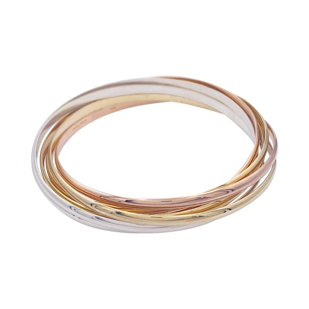 Bracelet CARTIER "Trinity Semainier" en trois ors - Image 4