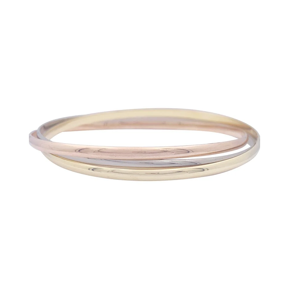Bracelet CARTIER "Trinity" en or jaune, or blanc et or rose PM