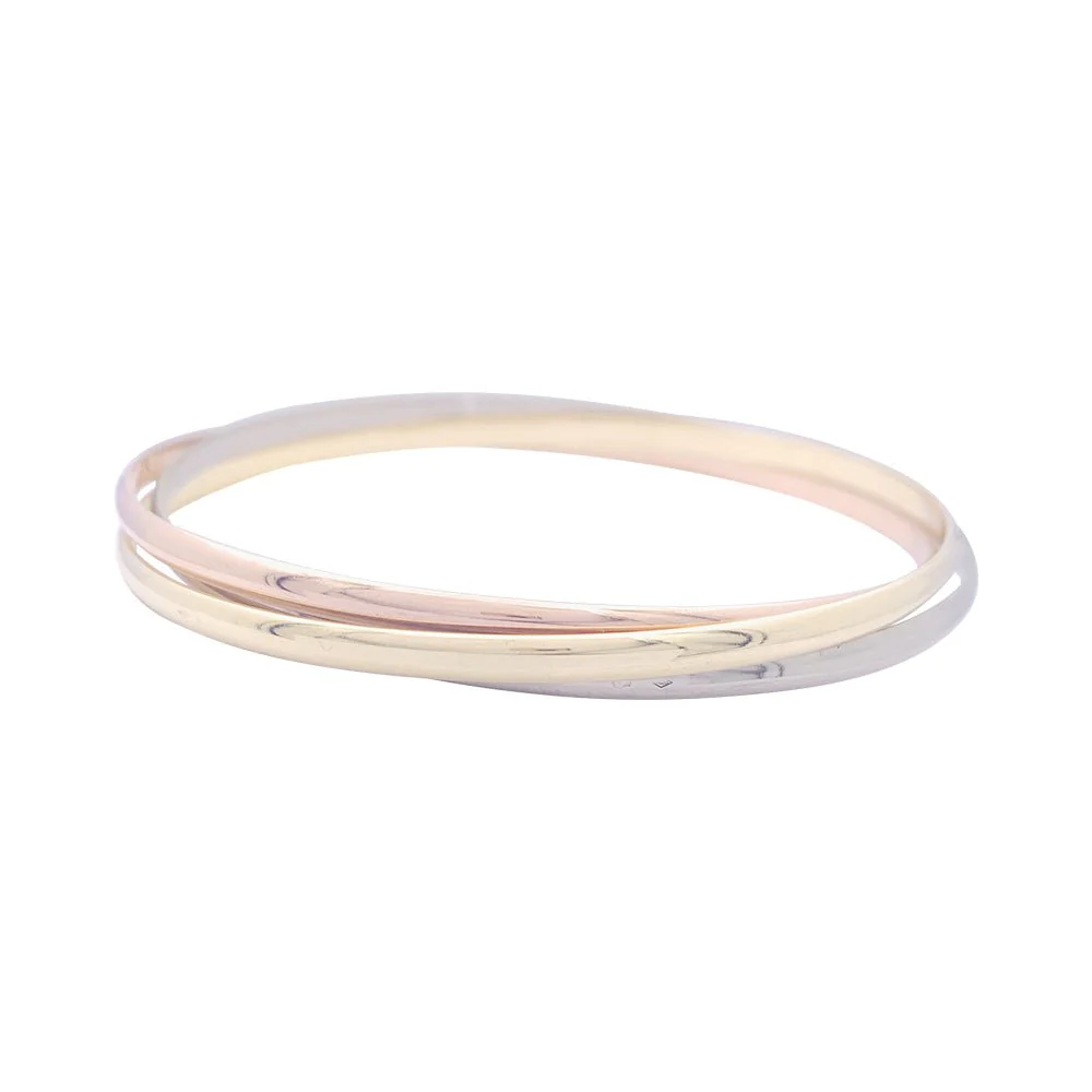 Bracelet CARTIER "Trinity" en or jaune, or blanc et or rose PM - Image 3