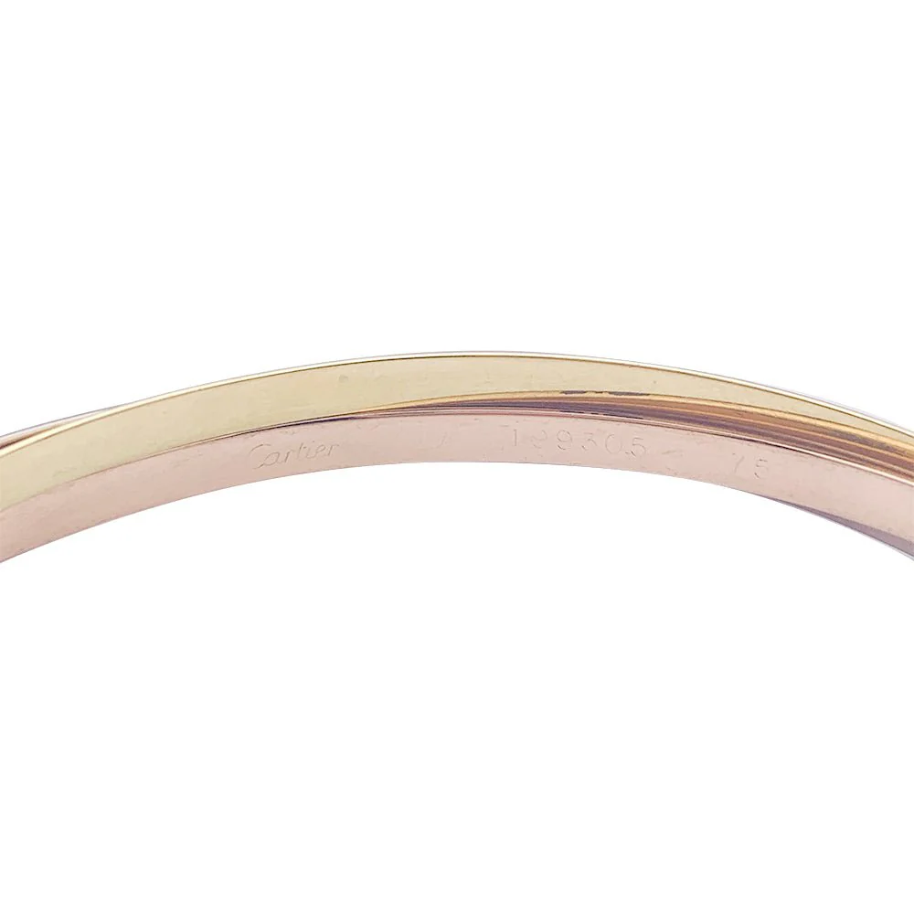 Bracelet CARTIER "Trinity" en or jaune, or blanc et or rose PM - Image 4