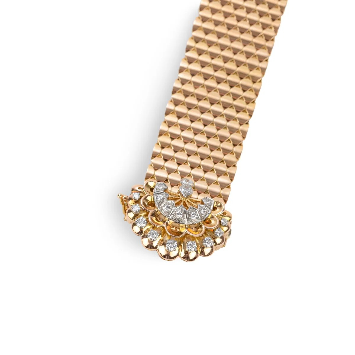 Bracelet Ceinture en or jaune et diamants - Image 3