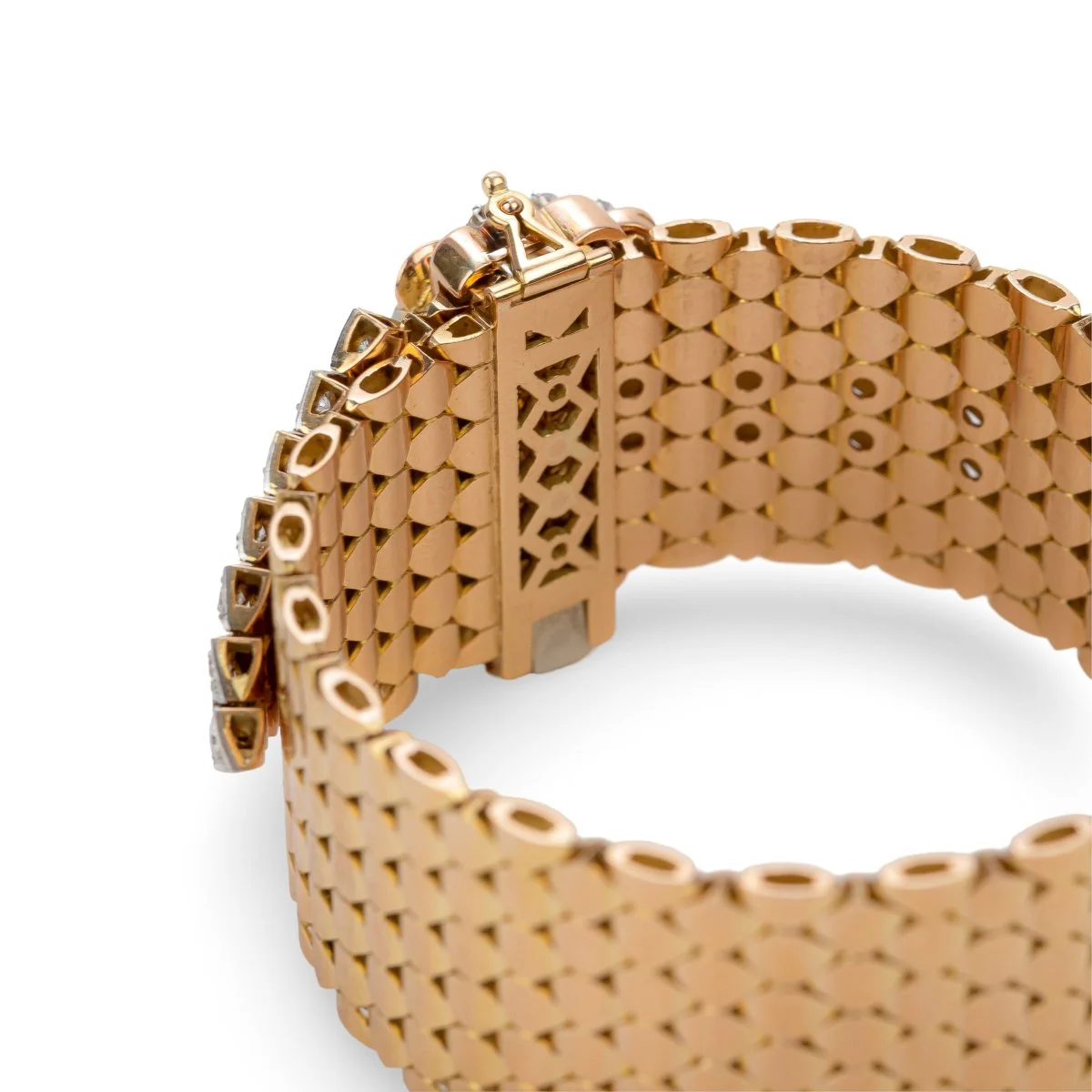 Bracelet Ceinture en or jaune et diamants - Image 6