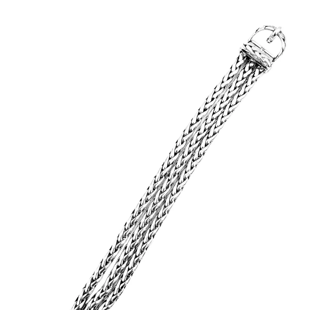 Bracelet Ceinture HERMÈS "Diane" en argent - Image 3