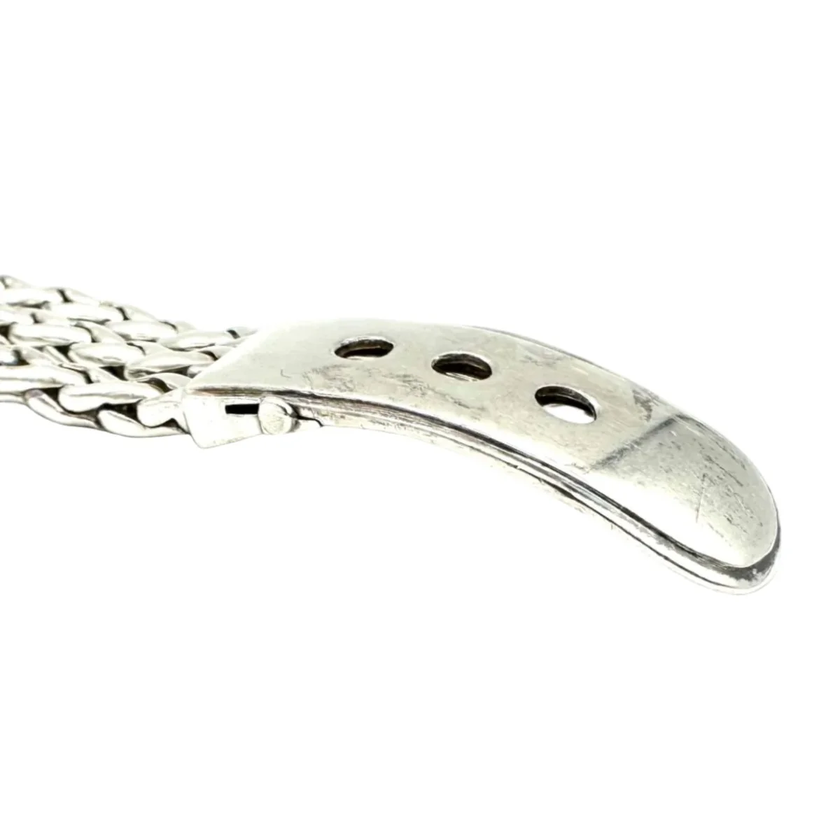 Bracelet Ceinture HERMÈS "Diane" en argent - Image 4