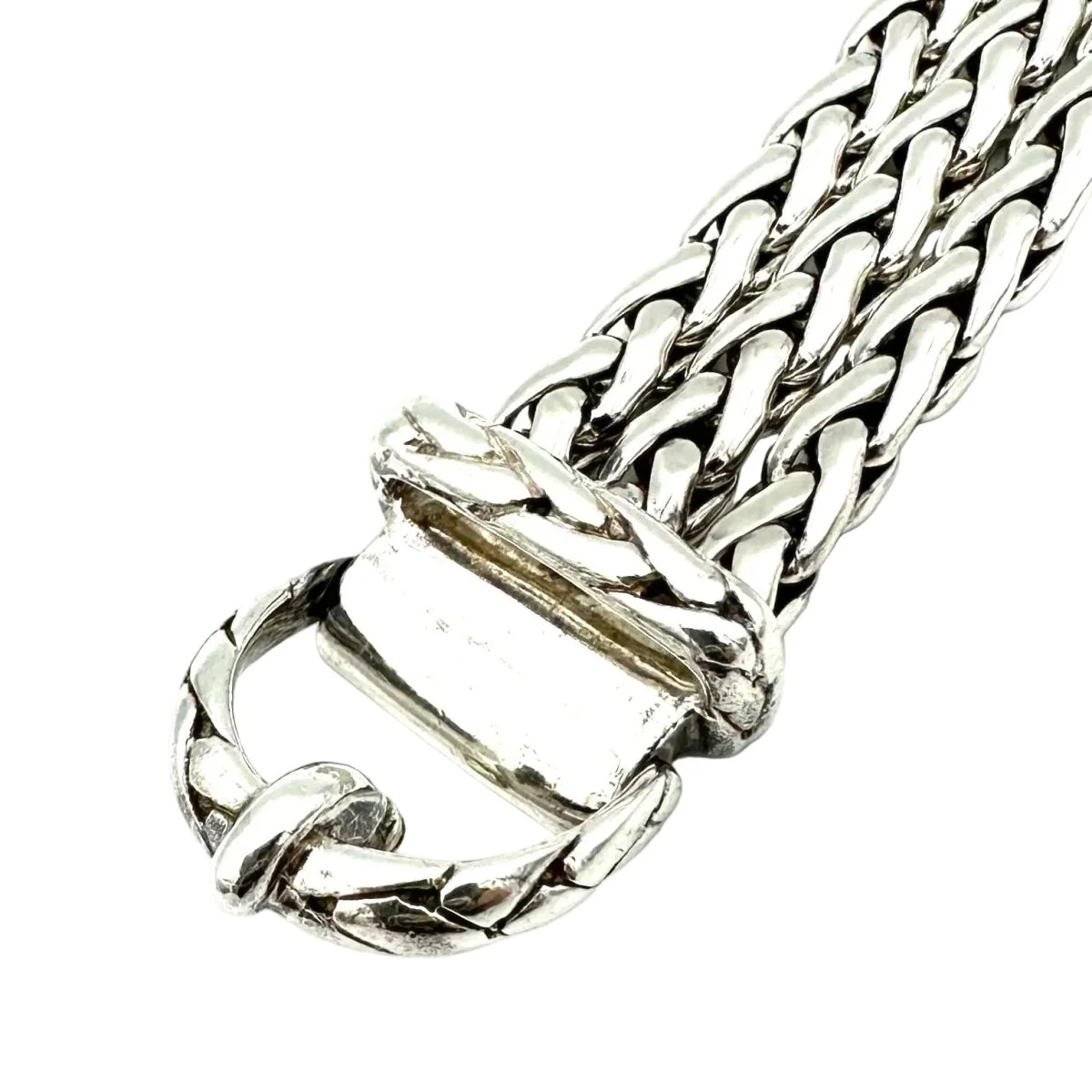 Bracelet Ceinture HERMÈS "Diane" en argent - Image 5