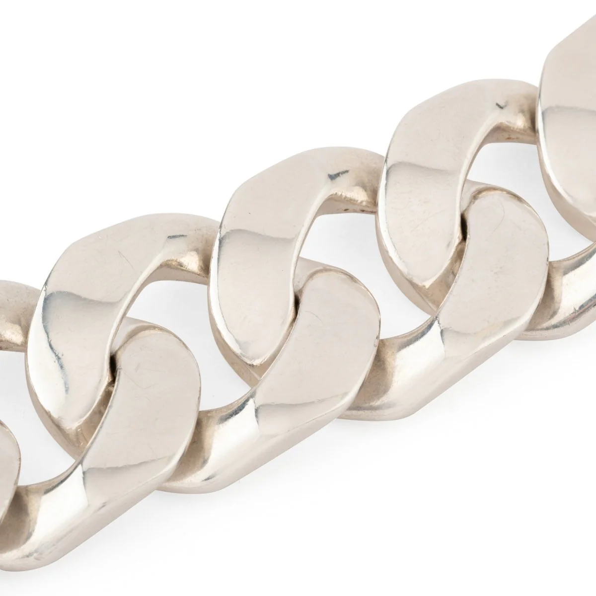 Bracelet Ceinture HERMÈS "Boucle Sellier" TGM en argent - Image 7