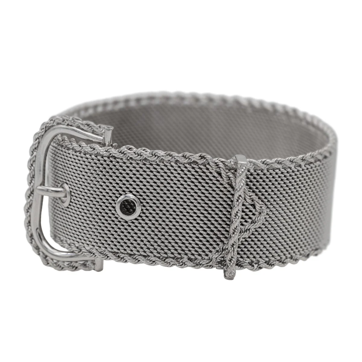 Bracelet Ceinture Or blanc - Image 3