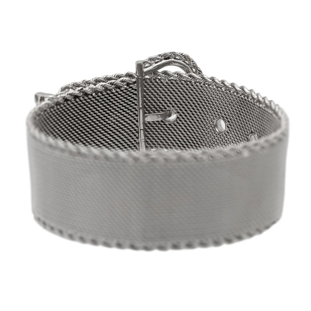Bracelet Ceinture Or blanc - Image 5