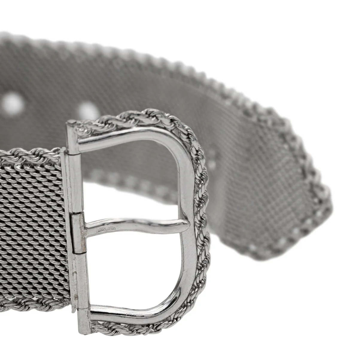 Bracelet Ceinture Or blanc - Image 6