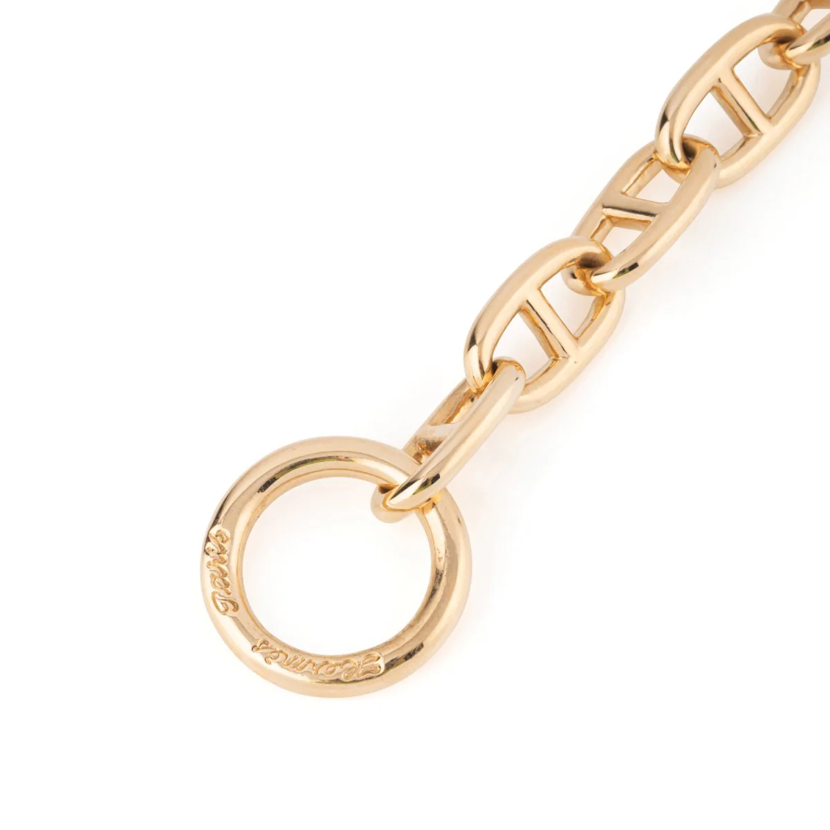 Bracelet HERMÈS "Chaîne d'ancre" en or jaune - Image 2
