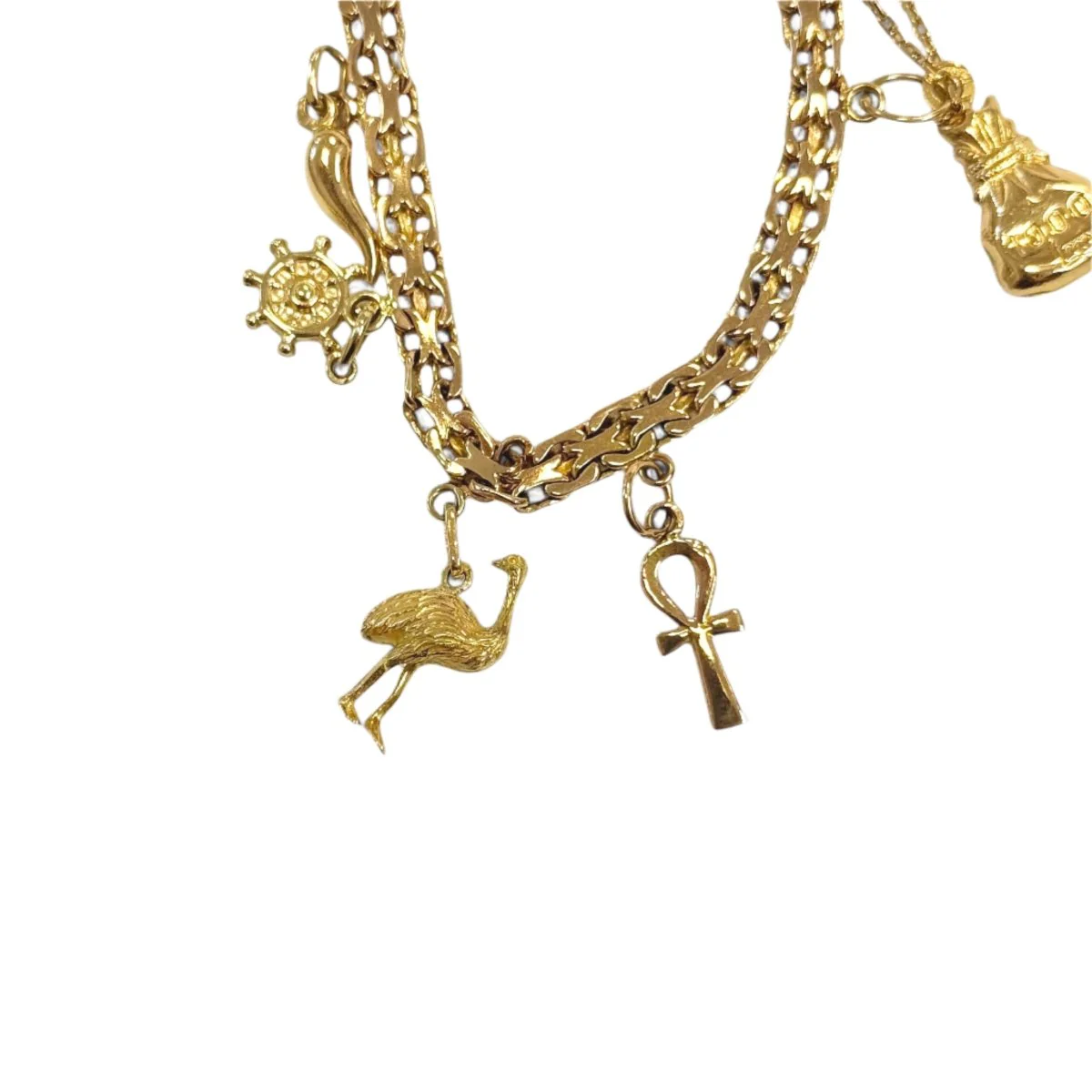 Bracelet Charm's maille en or jaune - Image 3