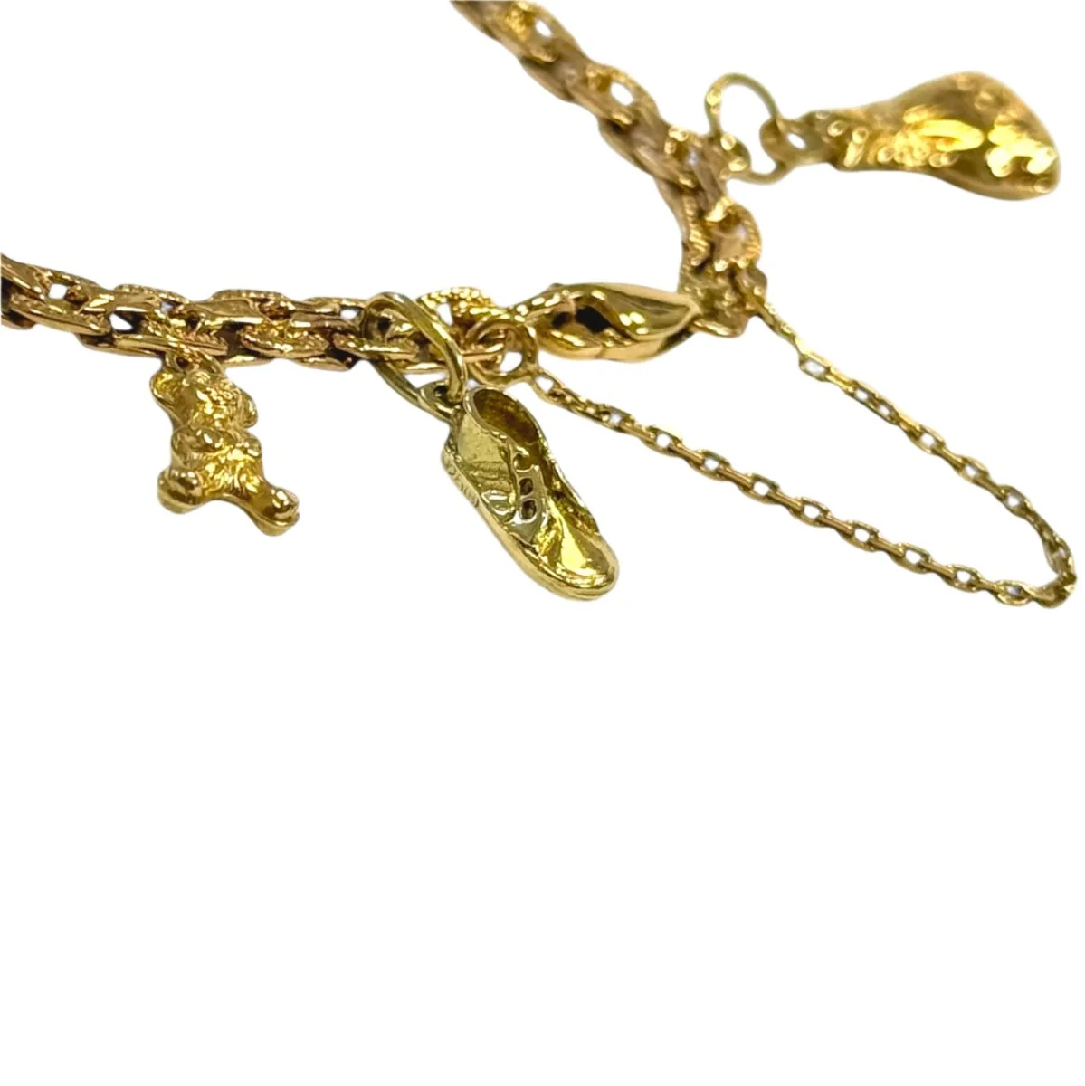 Bracelet Charm's maille en or jaune - Image 4