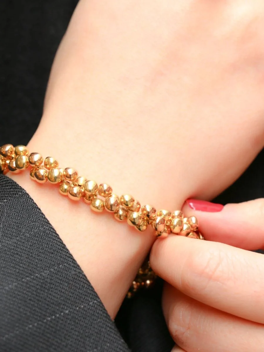 Bracelet Chimento or jaune & rose - Image 8