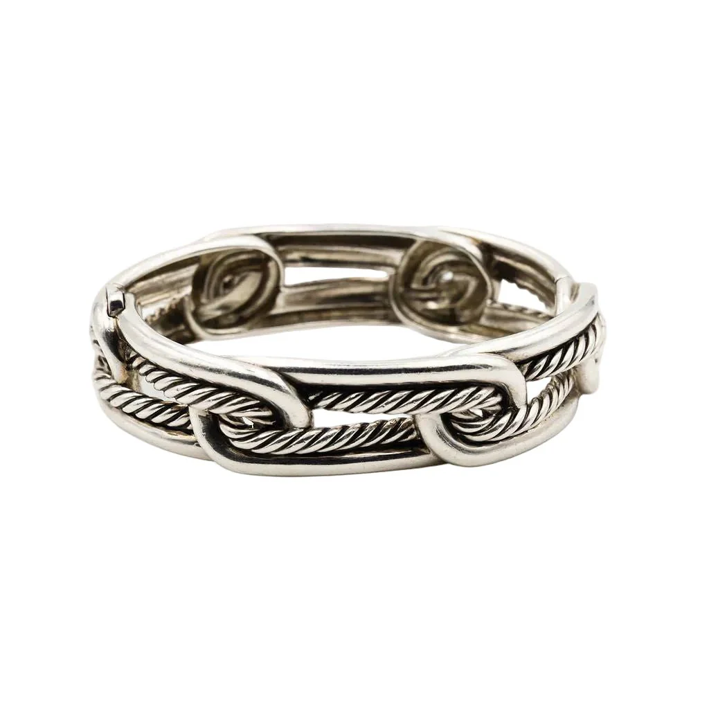 Bracelet DAVID YURMAN "Labyrinthe" en argent et diamants - Image 5