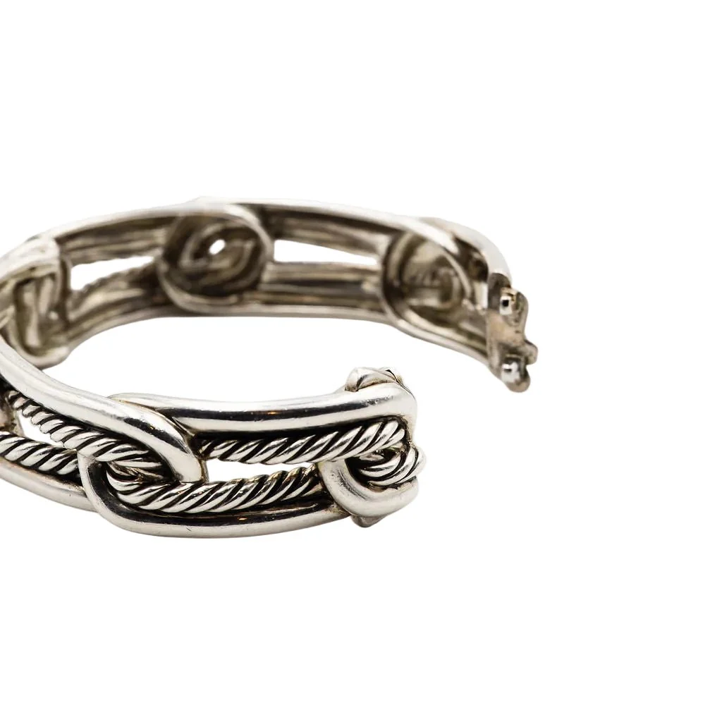 Bracelet DAVID YURMAN "Labyrinthe" en argent et diamants - Image 8