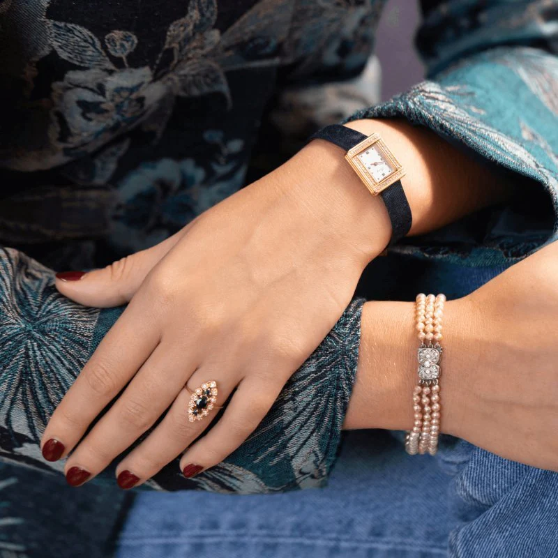 Bracelet trois rangs de perles - Image 2