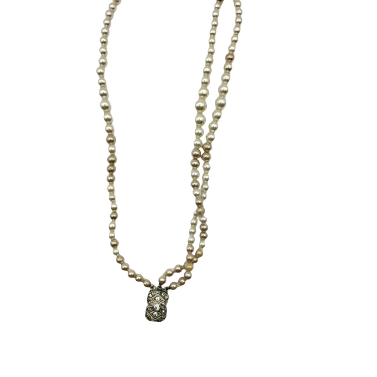 Bracelet trois rangs de perles - Image 3