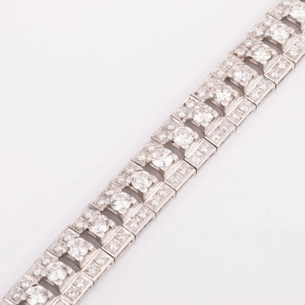 Bracelet diamant en or gris - Image 2