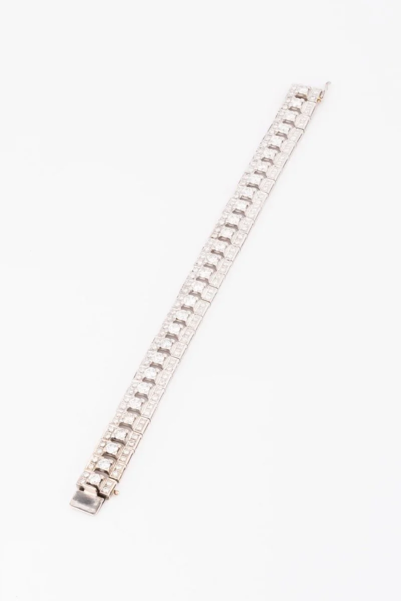 Bracelet diamant en or gris - Image 3
