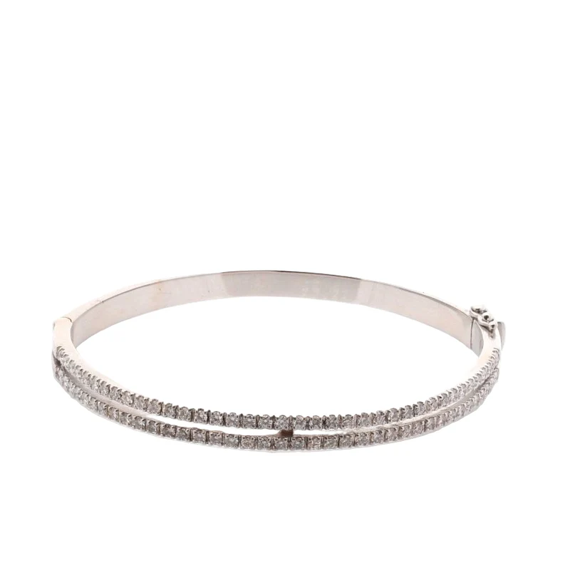 Bracelet Jonc en or jaune et diamants