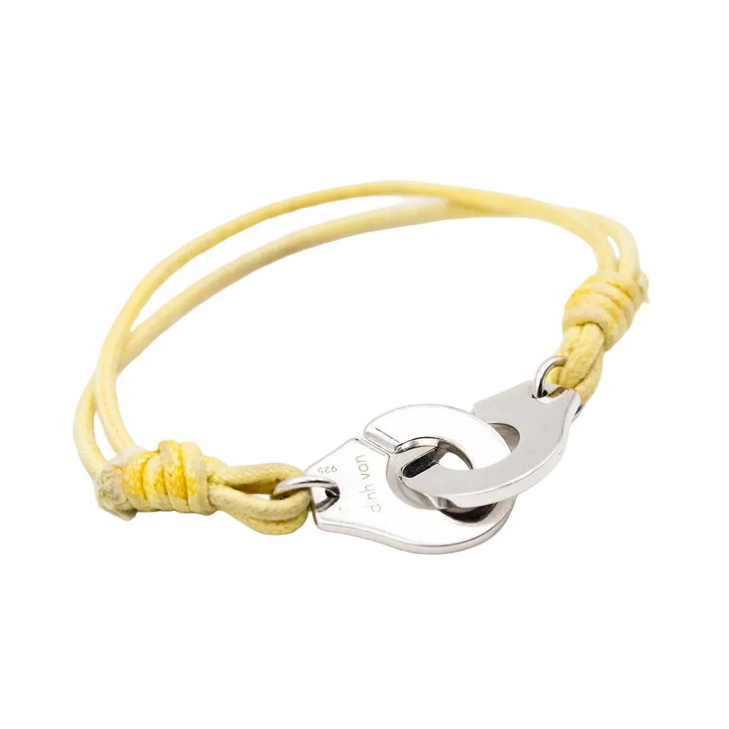 Bracelet Souple DINH VAN "Menottes" en argent
