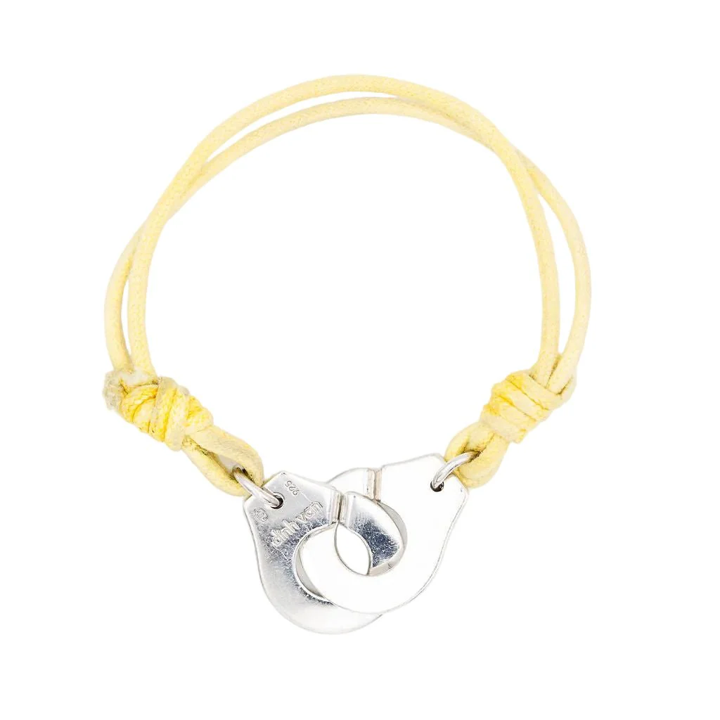 Bracelet Souple DINH VAN "Menottes" en argent - Image 2
