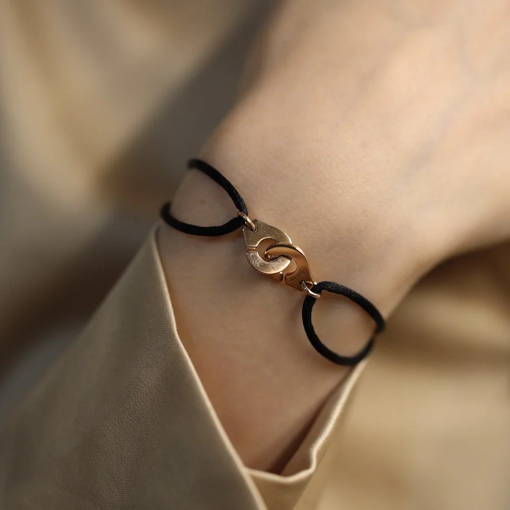 Bracelet Dinh Van Menottes R10 en or rose - Image 2